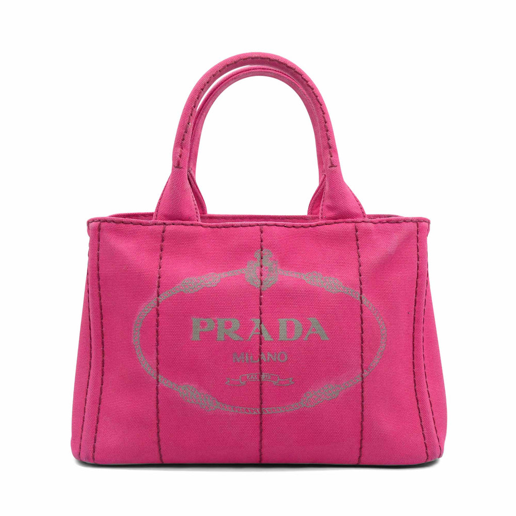 Prada 'Canapa' Small Tote Bag