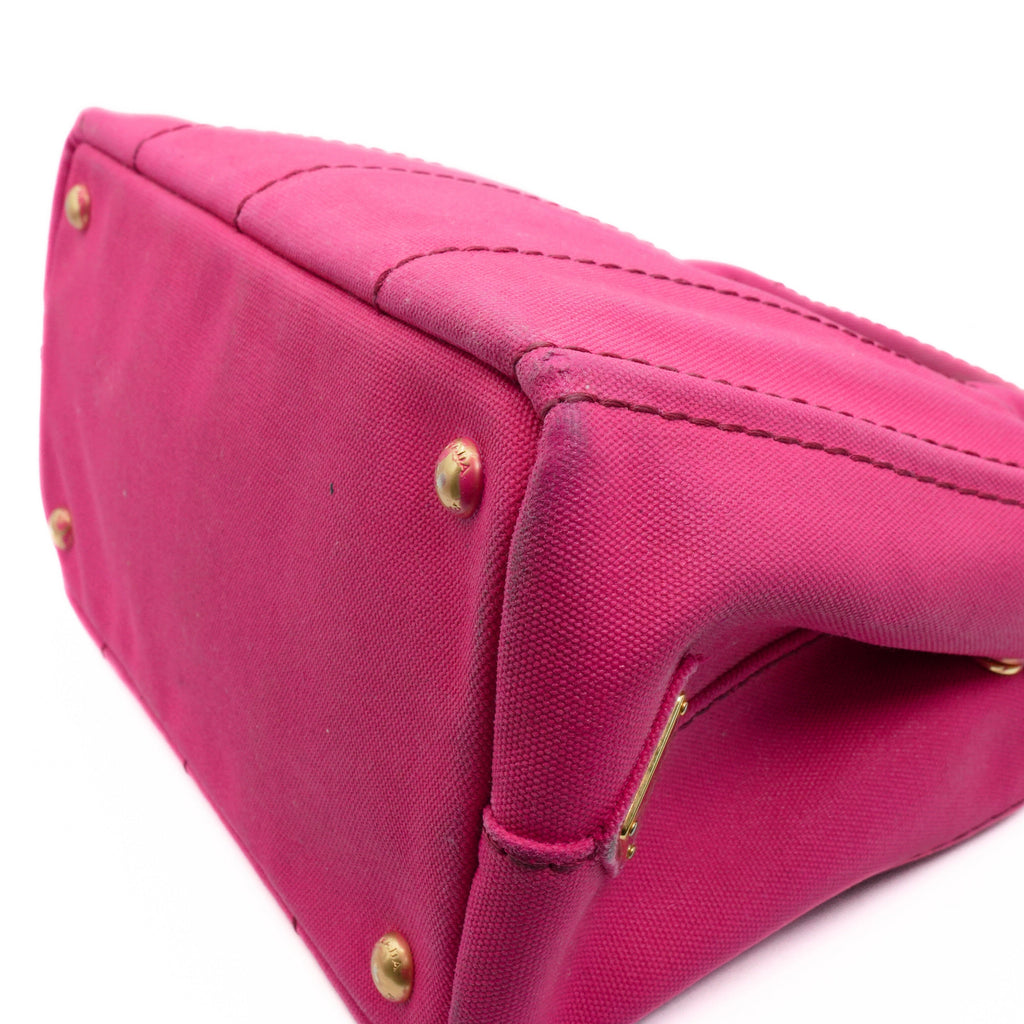 Prada 'Canapa' Small Tote Bag
