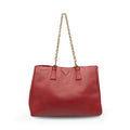 Prada Red Saffiano Tote Bag