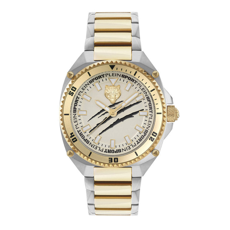 Plein Sport Thunder Force Men's  Gold Watch
