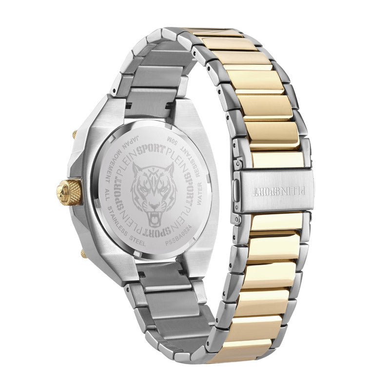 Plein Sport Thunder Force Men's  Gold Watch