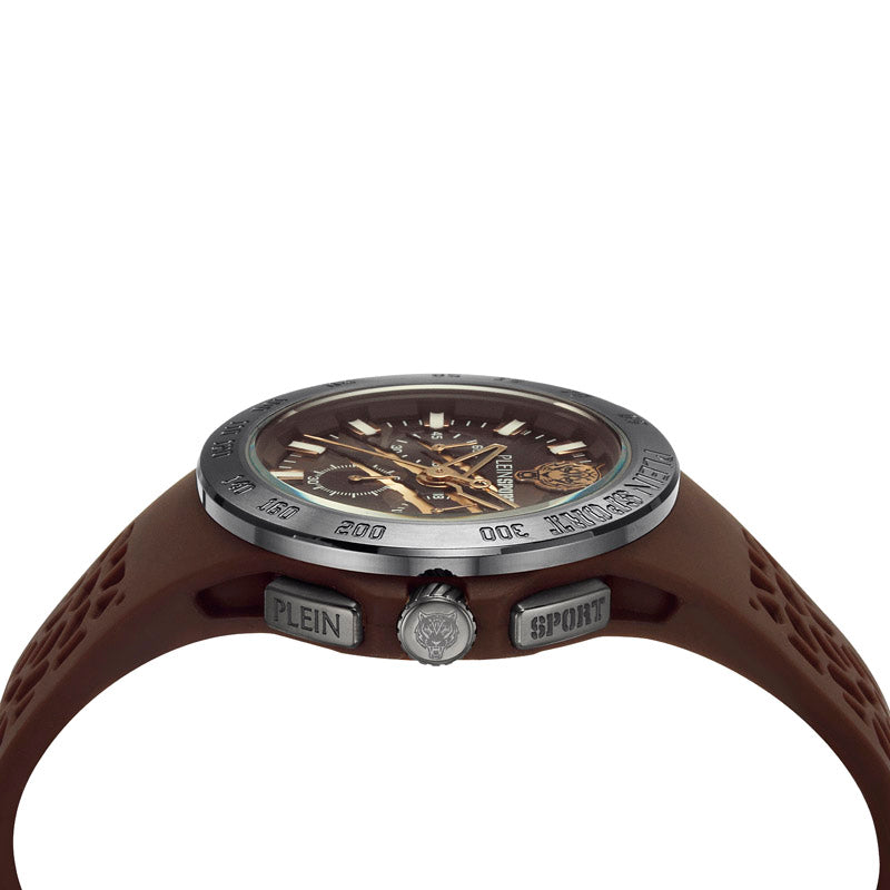 Plein Sport Thunderstorm Chrono Men's  Brown Watch