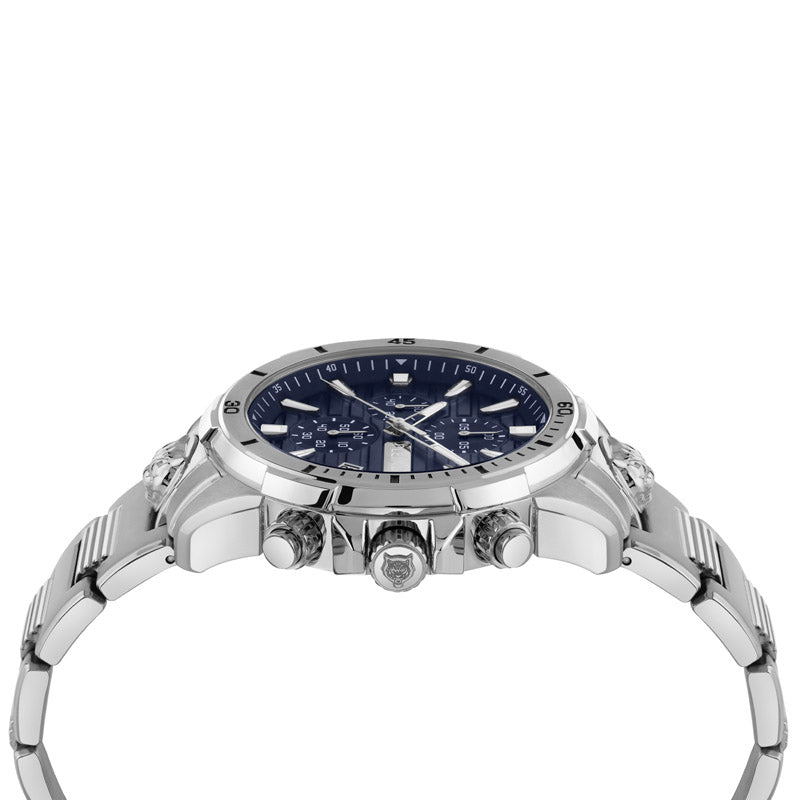 Plein Sport Impact Men's Blue Silver  Watch