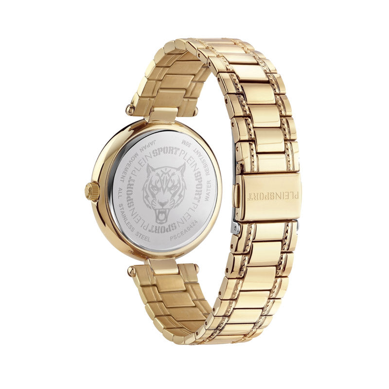 Plein Sport Opium Ladies Gold  Watch