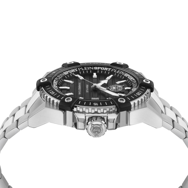 Plein Sport Urban Pulse Men's Black Silver  Watch
