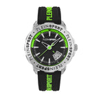 Plein Sport Rampage Men's Black Green Watch