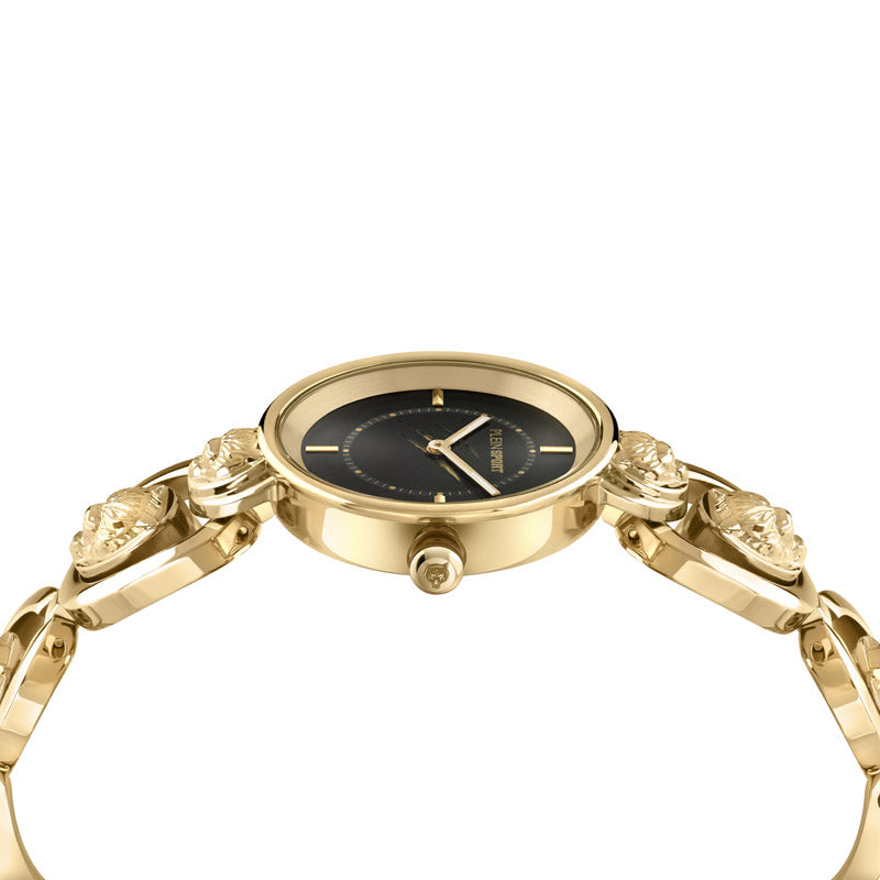 Plein Sport Supernova Ladies Black Gold  Watch