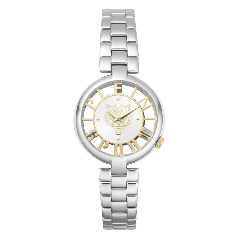 Plein Sport Tiger Luxe Ladies Silver Watch