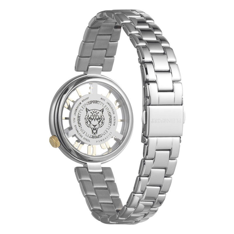 Plein Sport Tiger Luxe Ladies Silver Watch