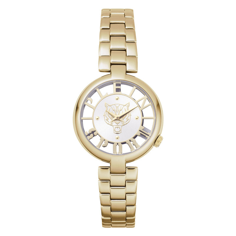 Plein Sport Tiger Luxe Ladies Silver Watch