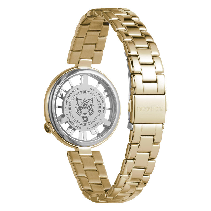 Plein Sport Tiger Luxe Ladies Silver Watch