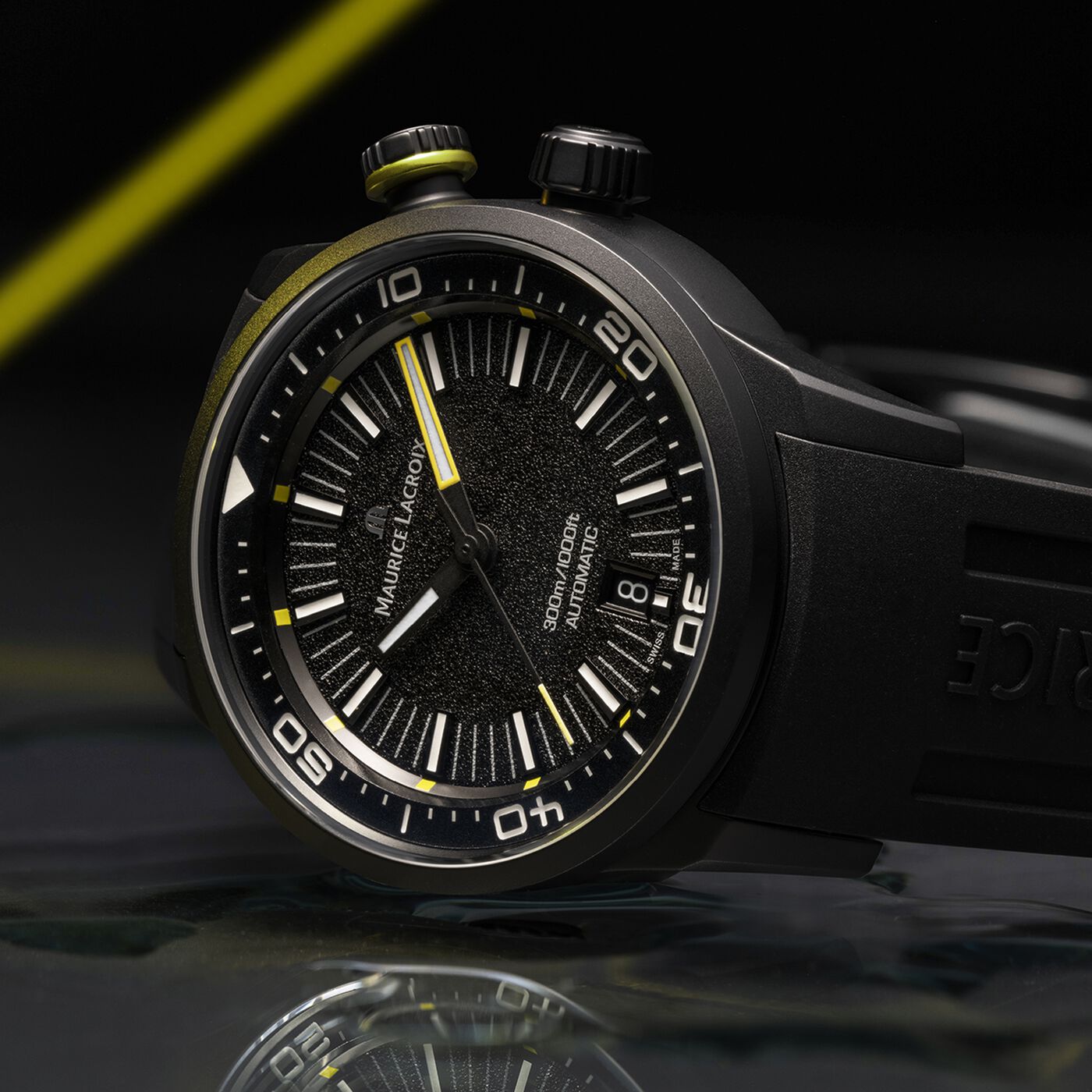 Maurice Lacroix Pontos S Diver Men's Black Special Edition Watch