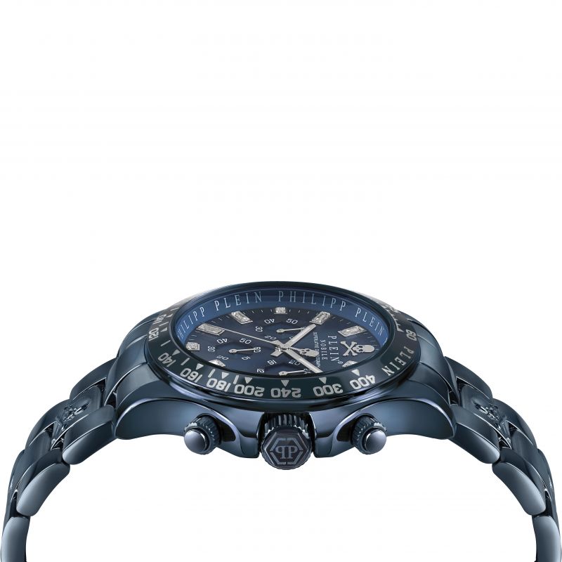 Philipp Plein Mens Watch Street Couture Nobile Blue IP