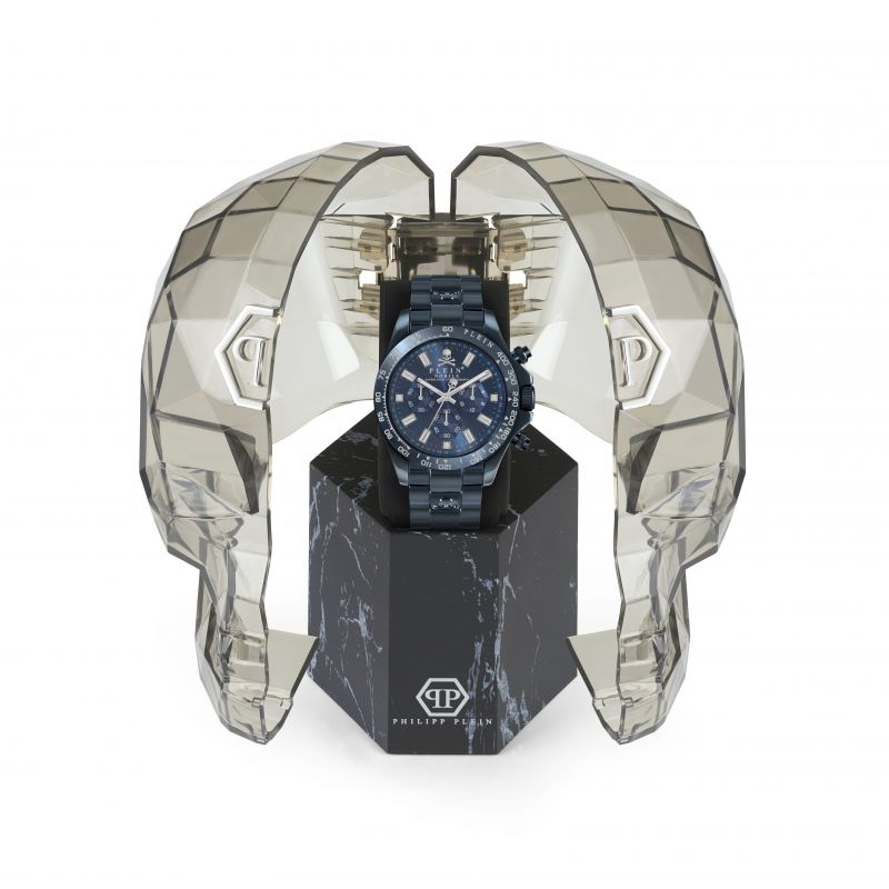 Philipp Plein Mens Watch Street Couture Nobile Blue IP