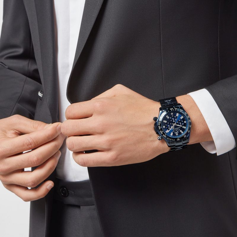 Philipp Plein Mens Watch Street Couture Nobile Blue IP