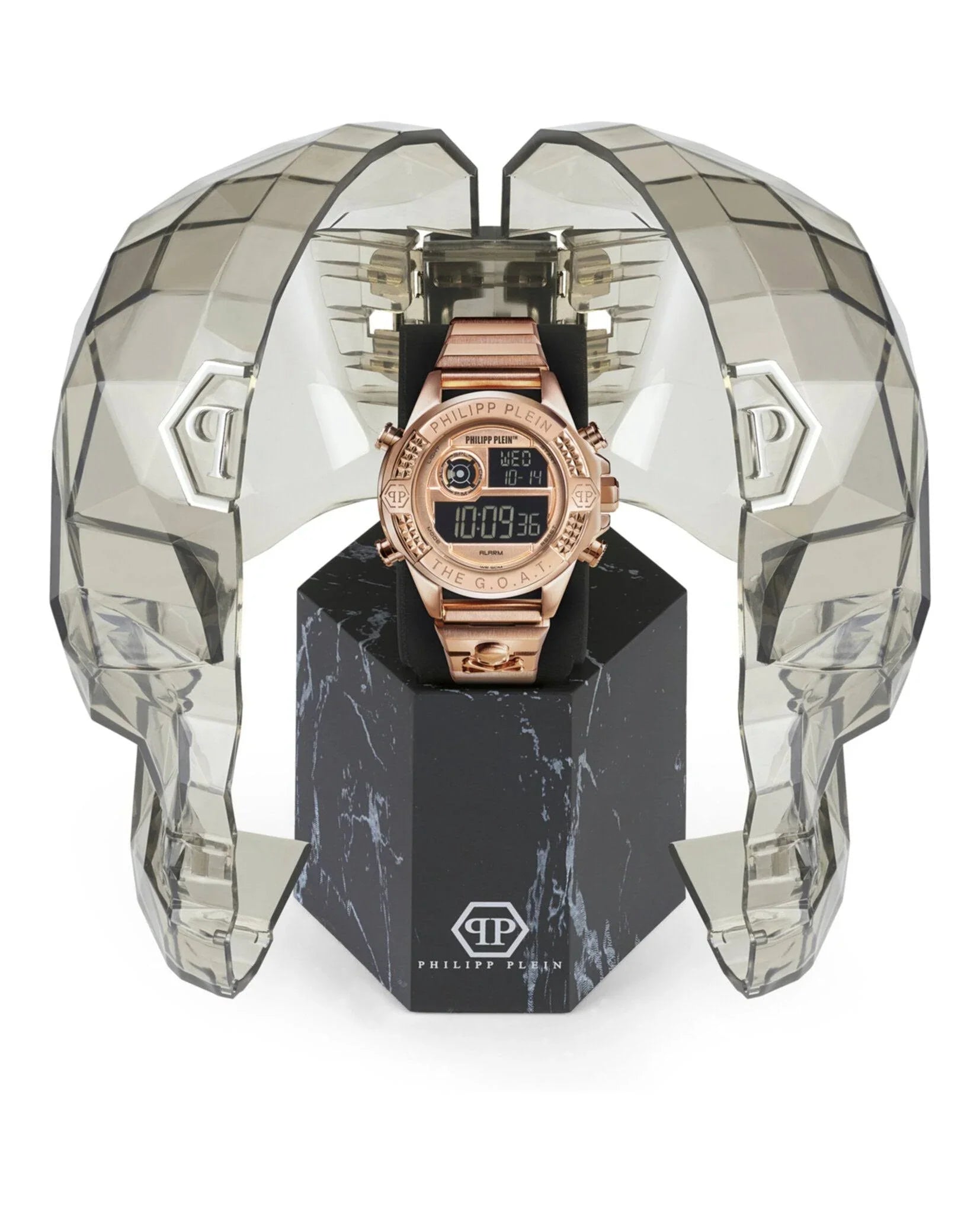 Philipp Plein Digital Watch The G.O.A.T. Rose Gold