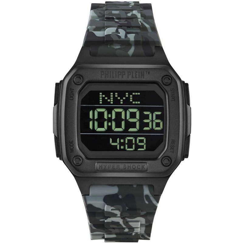 Philipp Plein Watch Hyper Shock Black Camo