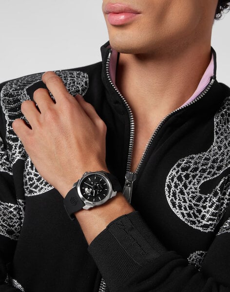 Philipp Plein Watch High-Conic The Skull King Steel