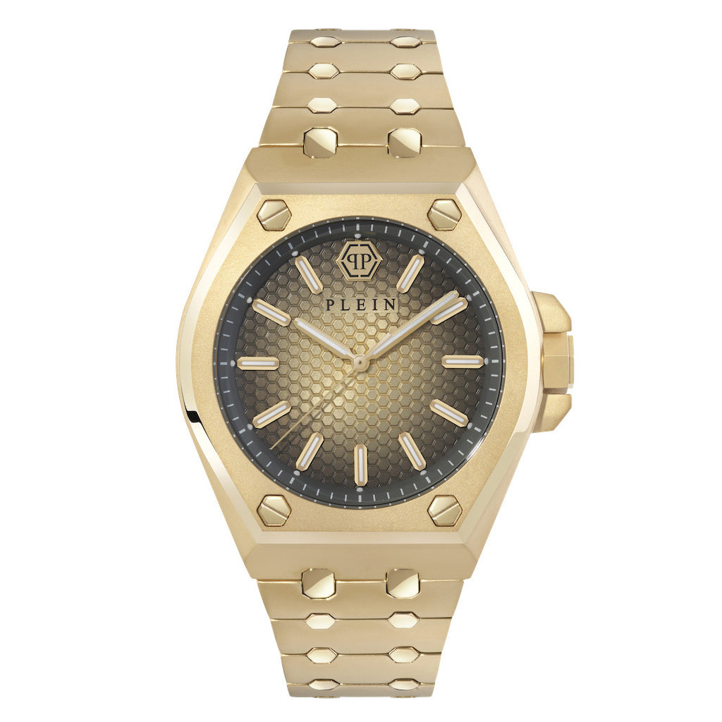 Philipp Plein Rock Couture Men's Gold Watch