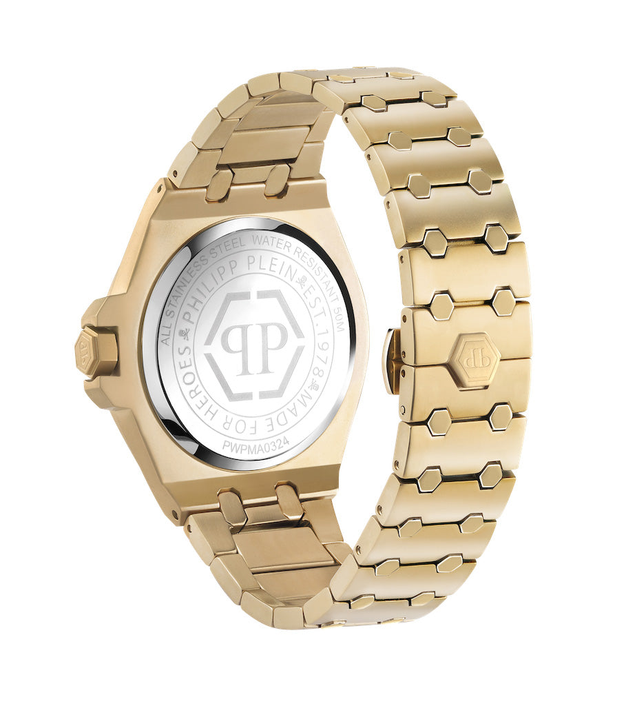 Philipp Plein Rock Couture Men's Gold Watch