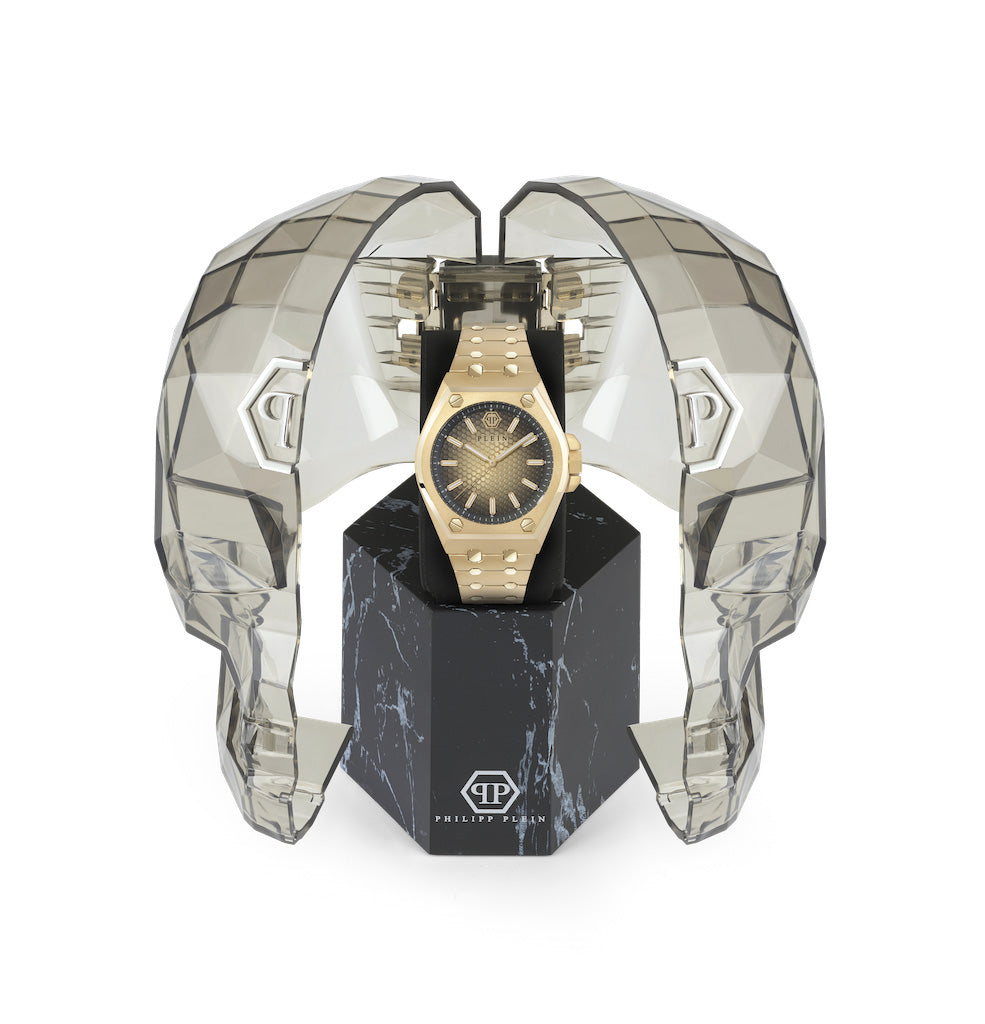 Philipp Plein Rock Couture Men's Gold Watch