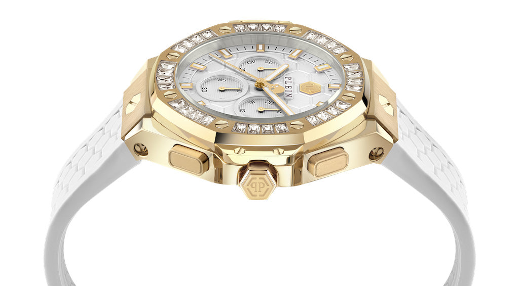Philipp Plein Hyper $Port Unisex Silver Watch