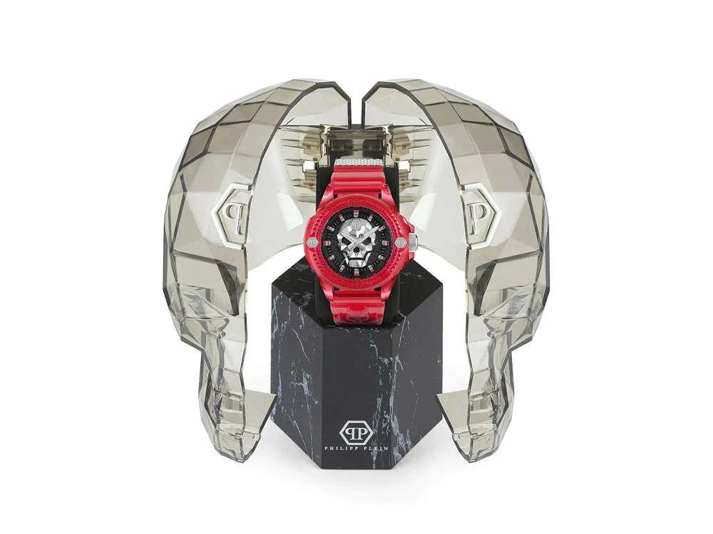 Philipp Plein High-Conic Men's Red Black Watch