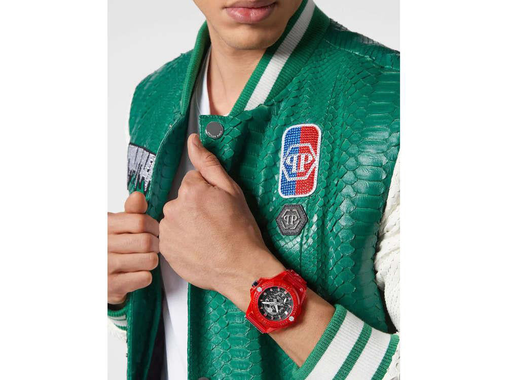 Philipp Plein High-Conic Men's Red Black Watch