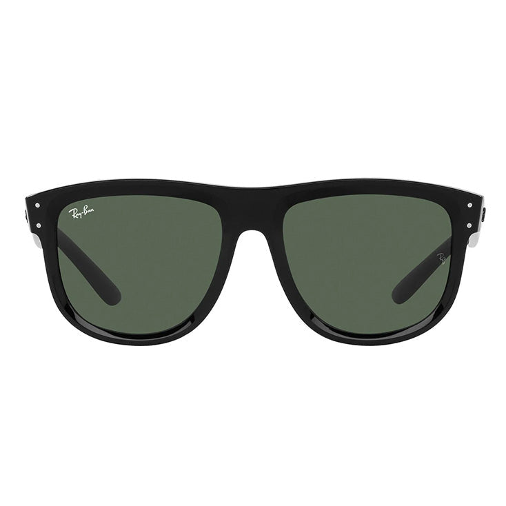 Ray-Ban Square Boyfriend Reverse Black Green Sunglasses RBR0501S