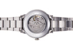 Orient Men's Blue Semi-Skeleton Steel Watch RA-AG0028L