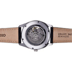 Orient Semi Skeleton Open Heart Men's Silver Watch