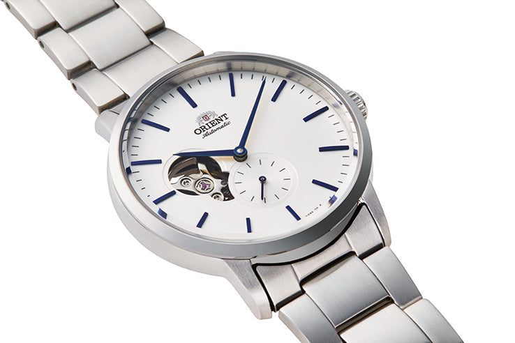 Orient Men's White Open Heart Contemporary Watch RA-AR0102S