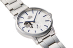 Orient Men's White Open Heart Contemporary Watch RA-AR0102S