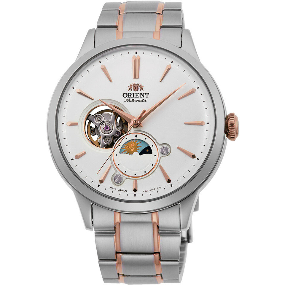 Orient Classic Sun and Moon Men's White Watch
