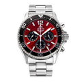 Orient Mako Solar Men's Red Watch
