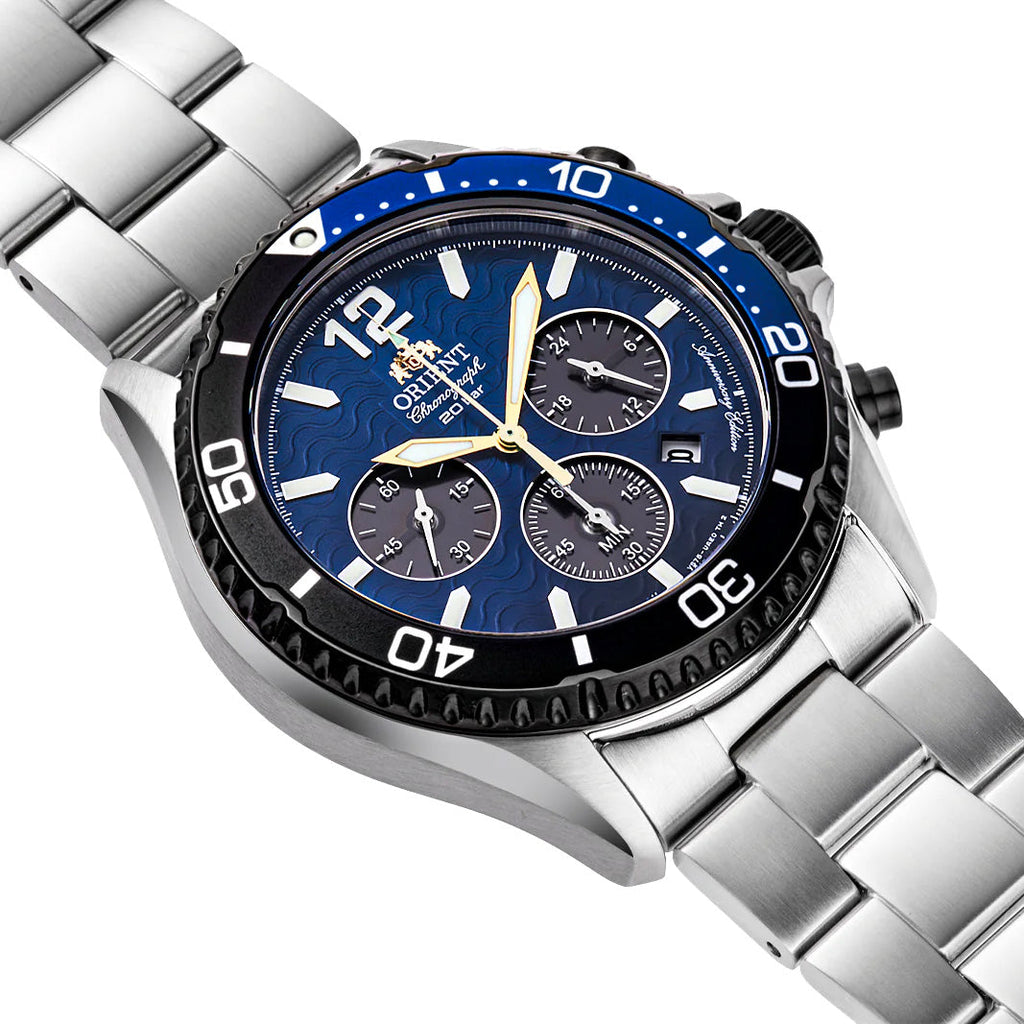 Orient Mako Solar 20th Anniversary Men's Blue Watch