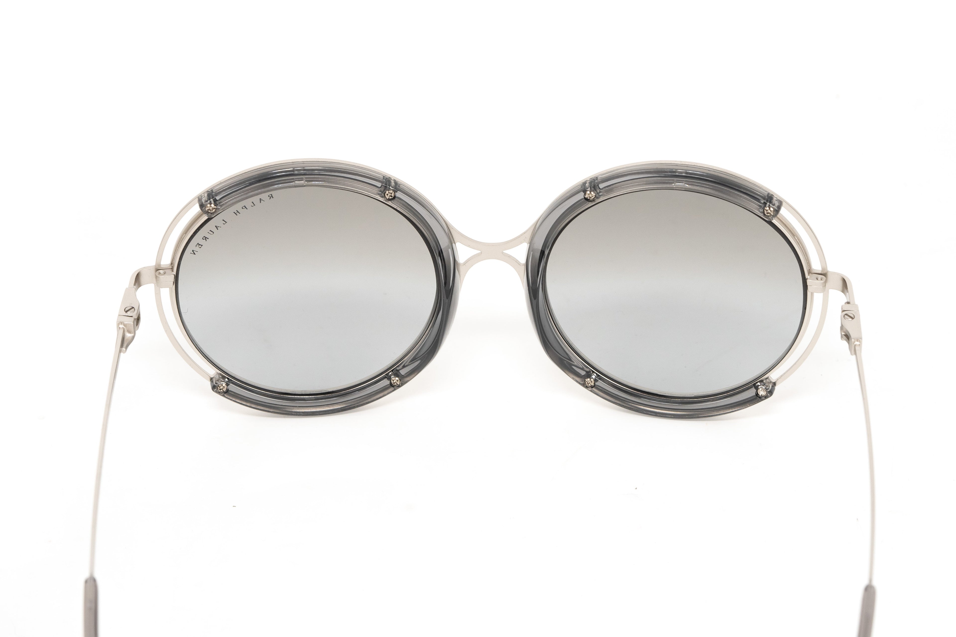 Ralph Lauren Women's Sunglasses Oversized Round Silver