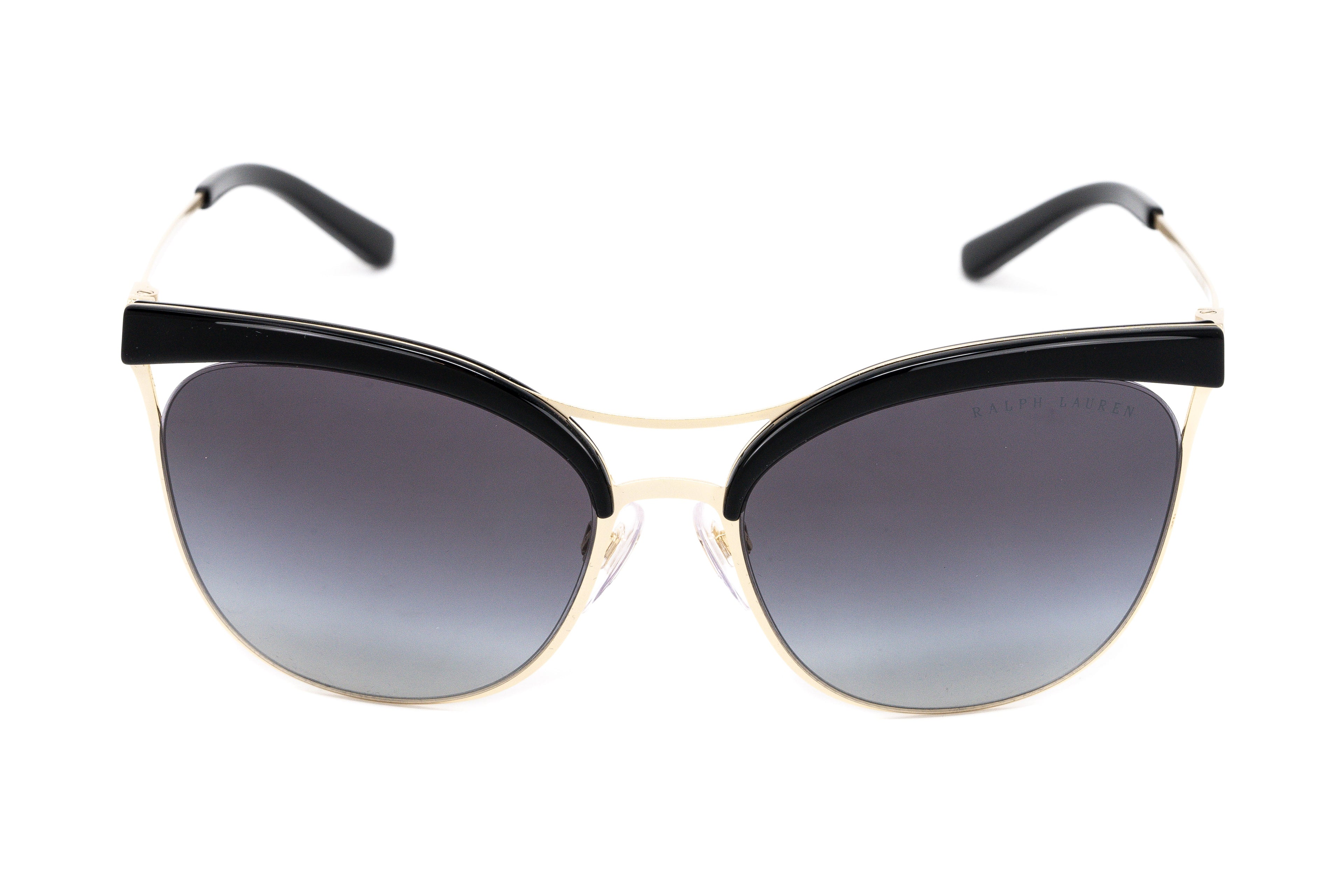 Ralph Lauren Women's Sunglasses Browline Black/Gold