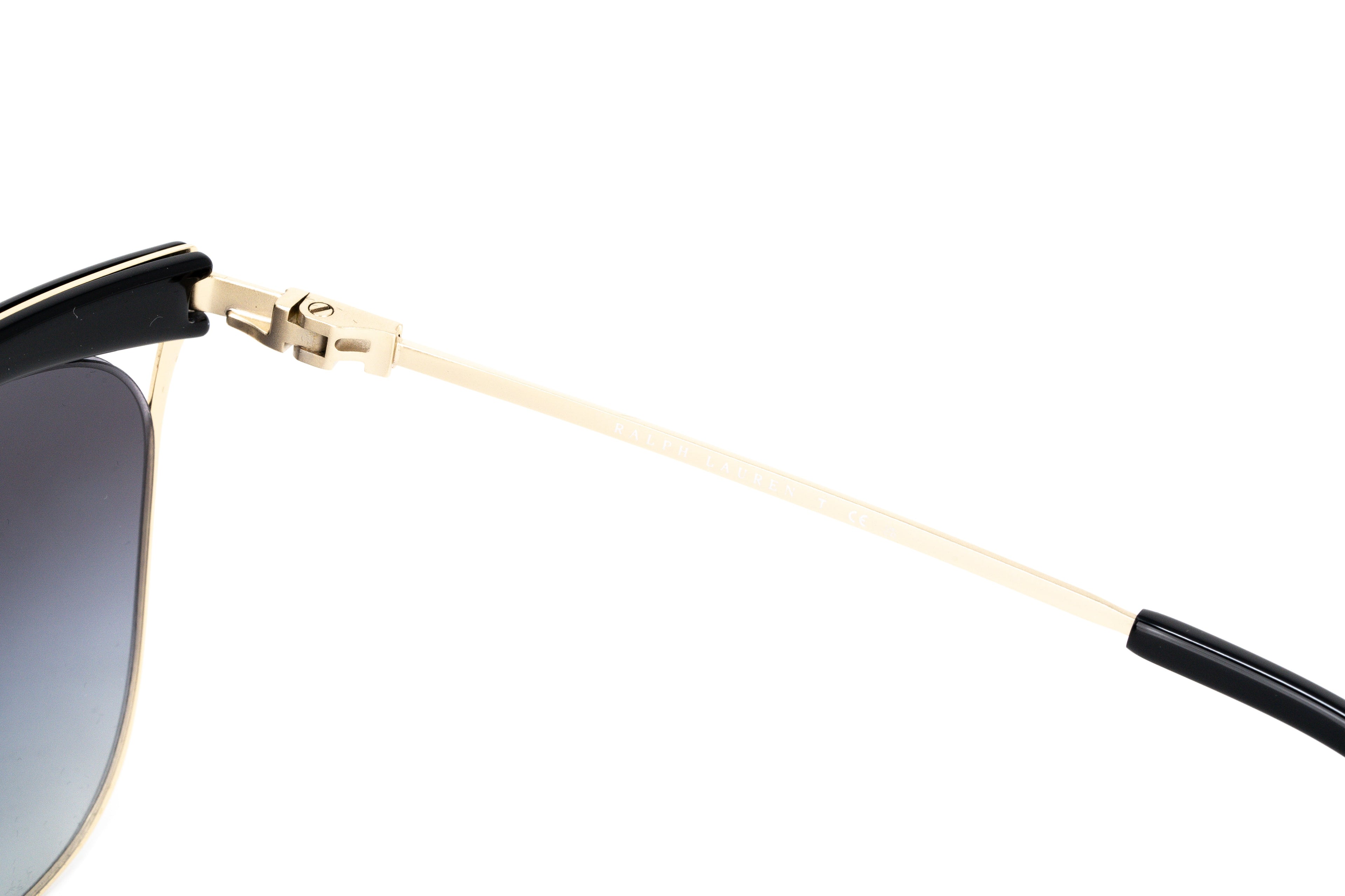 Ralph Lauren Women's Sunglasses Browline Black/Gold