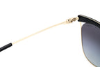 Ralph Lauren Women's Sunglasses Browline Black/Gold
