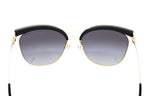 Ralph Lauren Women's Sunglasses Browline Black/Gold