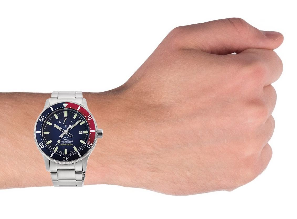 Orient Star Diver's Men's Silver Watch