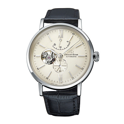Orient Star Open Heart Men's Champagne Watch