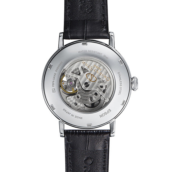 Orient Star Open Heart Men's Champagne Watch