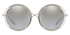 Ralph Lauren Women's Sunglasses Oversized Round Silver