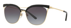 Ralph Lauren Women's Sunglasses Browline Black/Gold