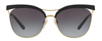 Ralph Lauren Women's Sunglasses Browline Black/Gold