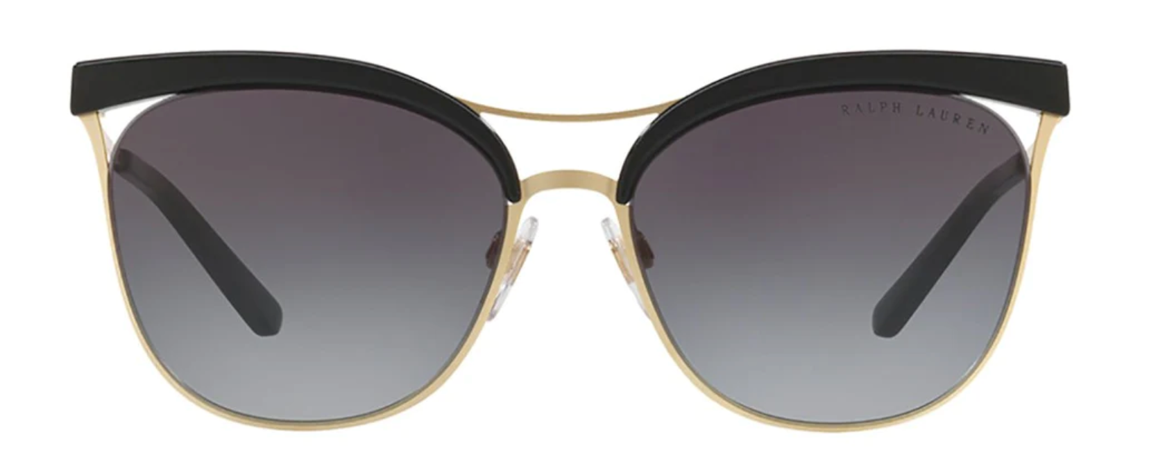 Ralph Lauren Women's Sunglasses Browline Black/Gold