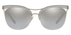 Ralph Lauren Women's Sunglasses Browline Silver