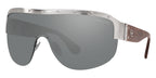 Ralph Lauren Women's Sunglasses Shield Silver